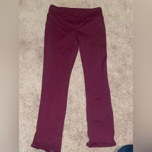 Free People Movement Burgundy Leggings